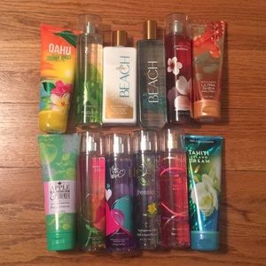 Bath & Body Works lot (some discontinued scents!)